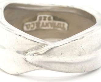 Tiffany & Co. Sterling Silver 925 Band Ring (Pre-Owned)