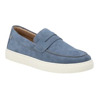 Rieker Slippers - Heren - Schoenen - Blauw - Maat: 46 EU Velours