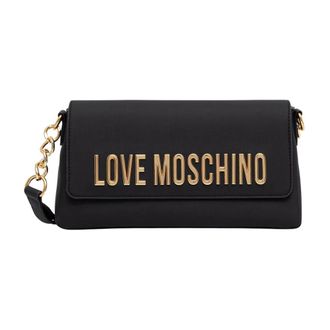 Love Moschino Borsa a tracolla con patta - - Bags - Donna - Nero - ONE SIZE