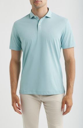 Johnnie-O Solid Mesh Performance Jersey Polo in Sublime at Nordstrom, Size Xx-Large