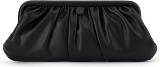 Olga Berg Catherine Frame Clutch in Black at Nordstrom