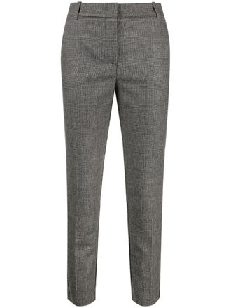 Pinko Bello checkered slim-fit trousers - women - Polyester/Acrylic/Viscose/Spandex/Elastane/Acetate/Polyester/Wool - 36 - Grey