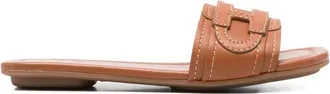 Hogan H685 Logo Detail Sandals
