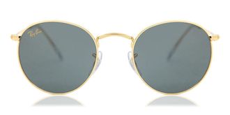 Ray-Ban RB3447 Round Metal 9196R5 Mens Sunglasses Gold Size 47