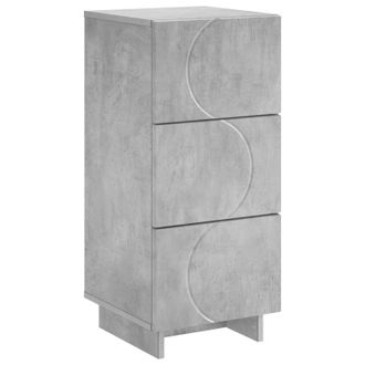 vidaXL Aparador Gris Hormig&oacute;n 33,5 X 34,5 X 75 Cm Madera De Ingenier&iacute;a Vidaxl
