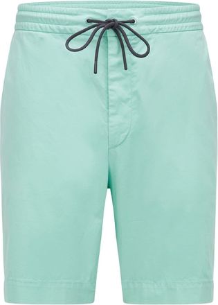 HUGO BOSS Mens Banks1 Bermuda Shorts with Clean Hem in Pastel Green - Size 30 (Waist)