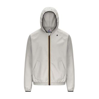 K-Way K-Way, Light Jackets, male, Beige, Size: XL Fleece Jacket With Zip And Hood