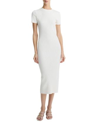 Vince Rib Crew Neck Dress