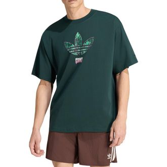 adidas Mexico City Cotton Graphic T-Shirt in Shadow Green/Black at Nordstrom, Size Xx-Large