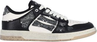 Amiri Low-Top White Leather Sneakers With Contrast Detailing