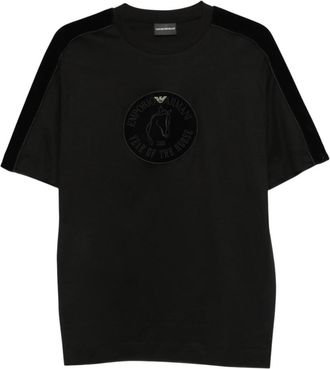 Emporio Armani Black Crew Neck T-Shirt