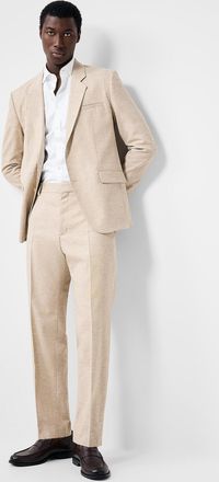 HUGO BOSS Mens Chambray sand suit Modern fit