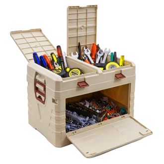 OEM Caja De Almacenamiento, Capacidad De 60 Litros, Dise&ntilde;o Plegable, Material Pl&aacute;stico Resistente, Ligera Y Port&aacute;til, Vers&aacute;til Para Acampar