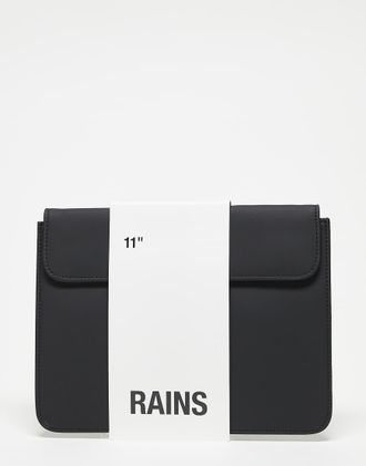 Rains Custodia per tablet nera-Nero