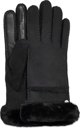 UGG Sheepskin Seamed Glove - Dames - Handschoenen - Zwart - S - Accessoires