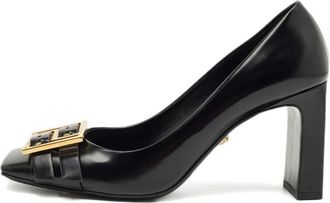 Versace Pumps in pelle con tacco - Nero