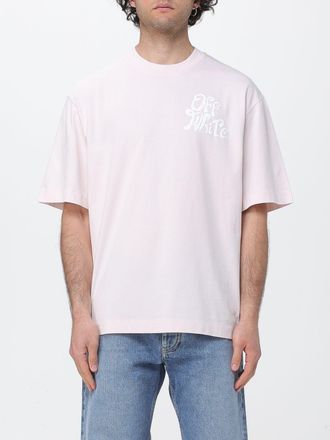 Off-white T-shirt in cotone con logo