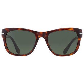 Persol Green Square Unisex Sunglasses PO3313S 24/31 55