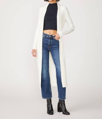 Stateside Box Pleat Duster In Cream