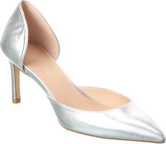 Stuart Weitzman Mara 75 Dorsay Leather Pump