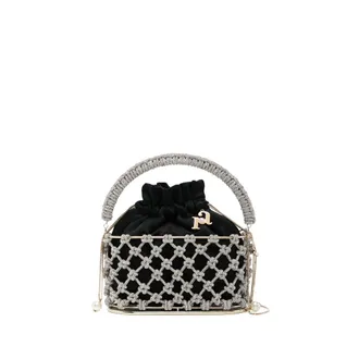Rosantica Holli Nodi Crystal-embellished Bucket Bag