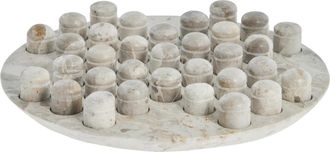 Lene Bjerre Solitaire Brettspiel Ellia aus Marmor, ø 25 cm