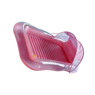 OEM C&oacute;modo Coj&iacute;n Hinchable Para Tumbona Con Funda Rosa