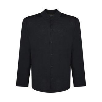Emporio Armani Camicia Capsule - - Shirts - Uomo - Blu - S