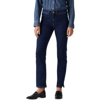 Levi's Tailored 724 Straight Jeans Womens Outside The Screen Denim PALL543