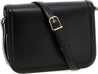Valentino Garavani Mens Black Calfskin Shoulder Bag