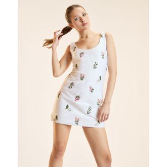 Cynthia Rowley Embroidered Mini Dress