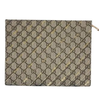 Gucci Pre-owned Vintage Clutch Bag - unisex - Gucci Vintage - Vintage Clutches - Beige - ONE SIZE - Pre-owned