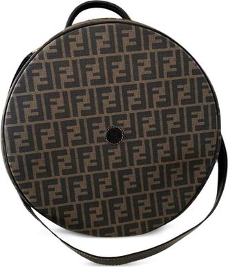 Fendi 1990s Zucca canvas shoulder bag - women - CALFSKIN/Canvas - One Size - Brown