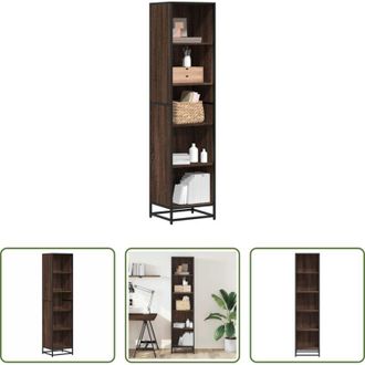 vidaXL vidaXL Libreria moderna - Libreria Rovere Marrone 40x35x170,5 cm in Legno Multistrato