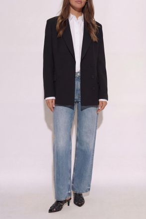 Anine Bing Blazer Aretha, Womens, Black