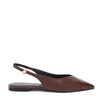 Furla Ballerinas, female, Brown, Size: 7 1/2 US Sfera Slingback Ballerina