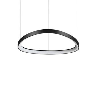 Netlighting Gemini Integrated LED Pendant Ceiling Light Black 5400lm 4000K