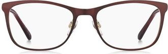 Marc Jacobs 53mm Rectangular Optical Glasses in Matte Burgundy Gold at Nordstrom
