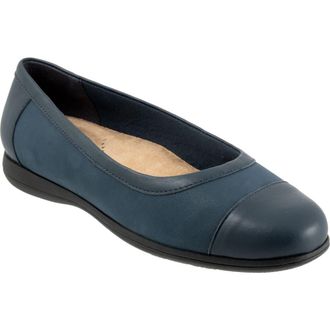 Trotters Delmara Cap Toe Slip-On in Navy Nubuck at Nordstrom Rack, Size 7.5