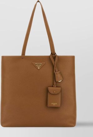 Prada tote bag leather double handles