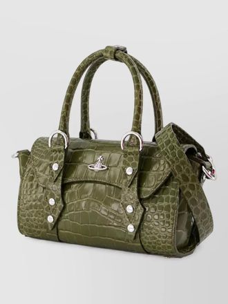 Vivienne Westwood mini calfskin leather crossbody bag