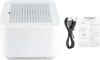 OEM 1 Purificador De Aire Inal&aacute;mbrico, Limpieza Uv, 2 Velocidades, Carga Usb, Para Sal&oacute;n/dormitorio De 32-54 M&sup2;