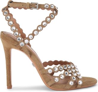 Kurt Geiger Womens Suede Slideaway Sandals - Camel - Size UK 8