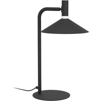 Loops Sleek Modern Black Table Lamp for Stylish Indoor Home Illumination