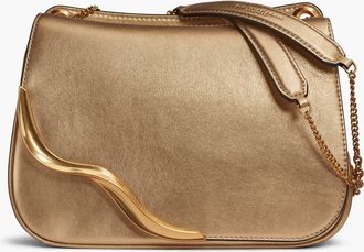 DKNY Malverne Metallic Crossbody in Gold at Nordstrom, Size Small