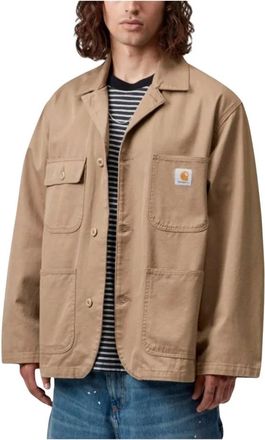 Carhartt Work in Progress Jassen, Heren, Bruin, XL, Katoen, Brader Blazer