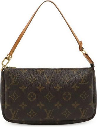 Louis Vuitton Brown Monogram Canvas Pochette Accessoires (Authentic Pre-Loved)