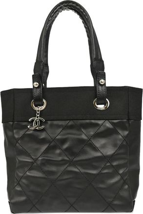 Chanel Borsa tote Paris-Biarritz PM trapuntata 2013 - Nero