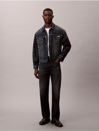 Calvin Klein Jeans Calvin Klein Mens 90s Straight Jeans - Blue - 33W x 30L