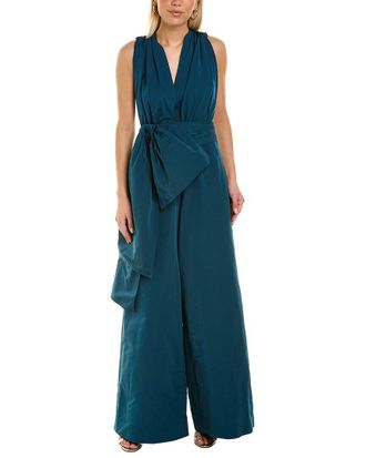 Oscar De La Renta Wide Leg Jumpsuit